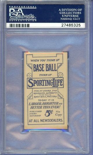 1911 M116 Sporting Life Fred Beck PSA 5 Boston Rustlers 2