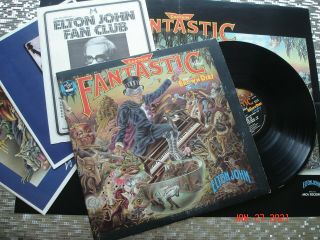Elton John ‎– " Captain Fantastic And The Brown Dirt Cowboy " Vintage 1st Lp