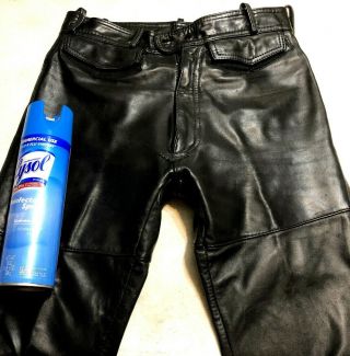 Hein Gericke For Harley Davidson Vintage Leather Biker Pants Mens 32 X 30 Euc 10