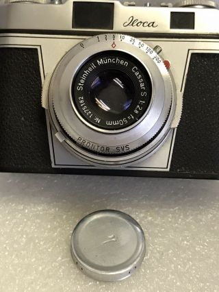 Vintage Iloca 35 Mm Camera Made In Germany Estate Find 3