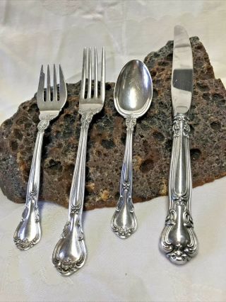 Chantilly by Gorham Sterling Silver individual 4 piece PLACE SIZE place Setting 2