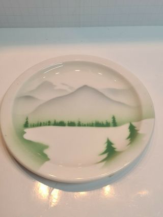 Railroad China - Great Northern - Glory Of The West Pattern - Small Plate B/s