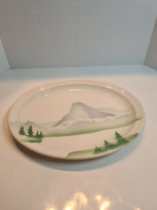 Railroad China - Great Northern - Glory Of The West Pattern - Oval Plate