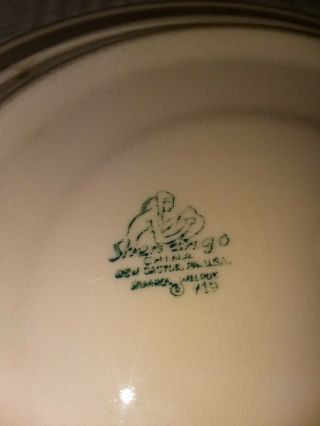 Vintage Shenango China Rimrol Restaurant Ware Archie ' s Dinner Plate 719 2