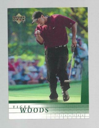 2001 Upper Deck Tiger Woods 1 Rc