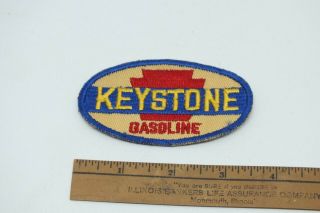 A Vintage Keystone Gasoline Gas Station Uniform Or Hat Patch