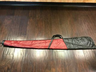 Vintage 1960 Soft Sided Padded Rifle Case 48” Red & Black 48”