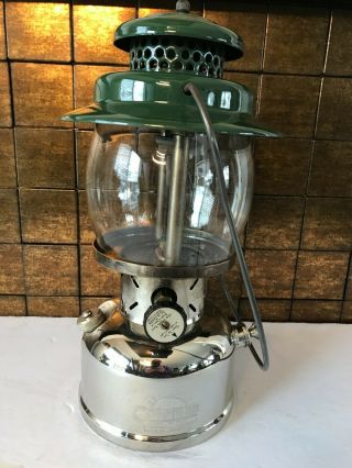 Vintage Coleman Lantern Chrome Model 236 5 52 May 1952 Sunshine Globe