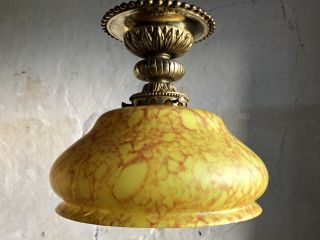 Finest Quality Antique French Gilt Bronze Ceiling Light.  C1920.