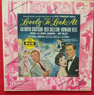 " Lovely To Look At " Nm 10 " Lp Vintage Ost M - G - M Records E150