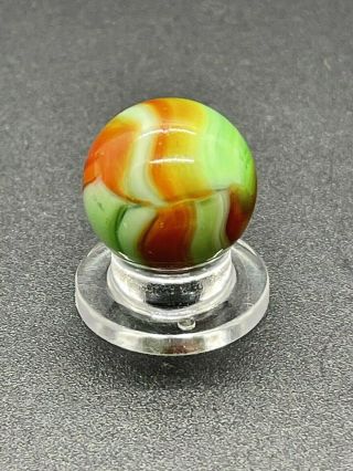 Vintage Multi Color Peltier Nlr Rainbo Marble Vintage Marble 0.  629” Nm - M