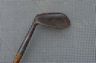 Lefty Antique Vintage Hickory Shaft Burke Flanged Sole Niblick
