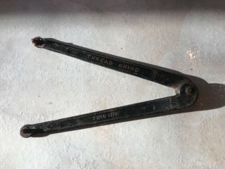 Vtg Jh Williams No.  483 Adjustable Face Spanner Wrench 3 " Inch Size Machinist
