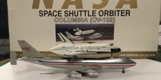 1:400 Model Airliners Dragon Wings Nasa Boeing 747 & Space Shuttle 20th Ann Set