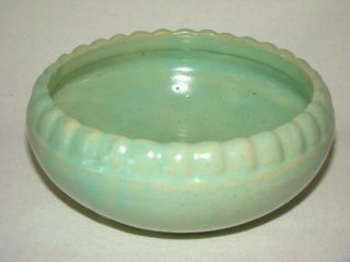 Vintage Brush Mccoy Pottery Planter Bowl 290 Celadon Green Mccoy Usa Bulb Pot