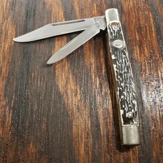 IMPERIAL CROWN KNIFE MADE IN USA 2 BLADE PEN JACK VINTAGE POCKET 2 3/4 