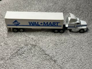 Vintage Walmart Sams Club 1:64 Semi Truck W Trailer Toy
