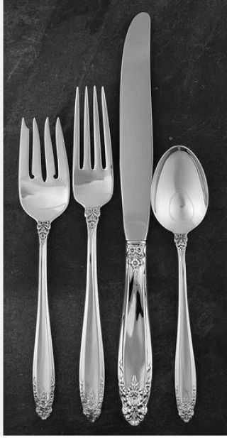 International Sterling Silver Prelude 4 - Piece Flatware Place Setting