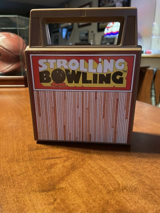 Vintage Tomy Strolling Bowling Wind Up Game