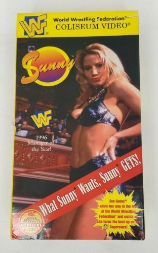 What Sunny Wants Sunny Gets 1997 Wwf Coliseum Video Vhs Tape Wwe Vintage