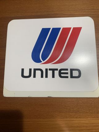 Vintage United Airlines Early 1990’s Gate Sign