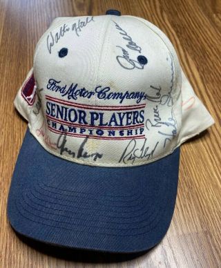 Vintage Senior Pga Tour Ford Senior Players Championship 2000 White Hat Signed