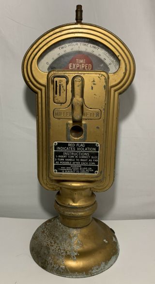 Vintage Duncan Miller Koontz Ne Parking Meter 1c 5c 10 Cent No Key/lock