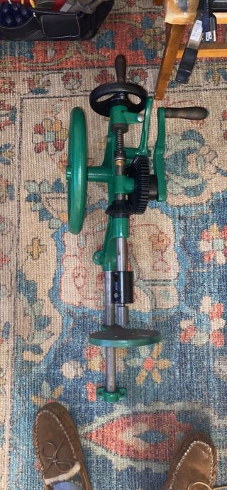 Antique Champion Blower Forge Post Drill 102 - 3,  Restored