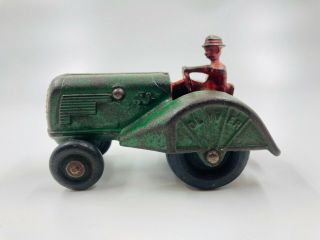 Antique Hubley Cast Iron Oliver 70 Orchard Tractor 1930s Farm USA 5 