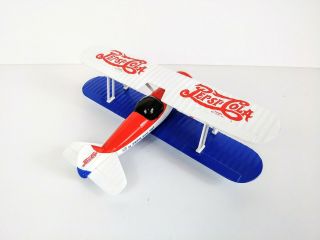 Vintage Limited Edition Pepsi Cola Die Cast Metal B Wing Airplane Coin Bank