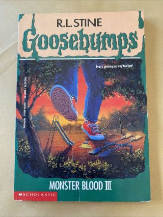 R L Stine Goosebumps 29 Monster Blood Iii Vintage 1995