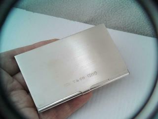 Authentic Tiffany & Co.  Sterling Silver Card Case