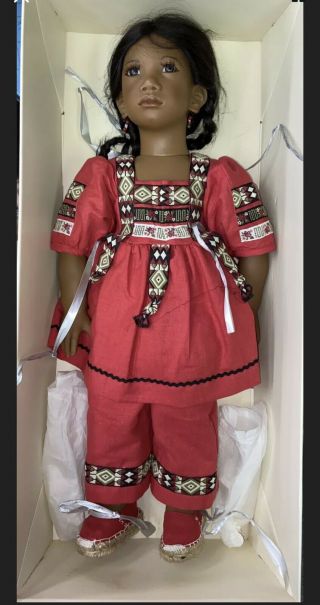 Panchita (mexico) 1994 Children Together By Annette Himstedt 26” Doll Box