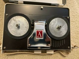 Vintage Apolec Apollo Industries Mini Reel Tape Recorder Portable RARE 3
