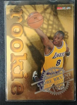 Kobe Bryant 1996 - 97 Nba Hoops Gold Foil 3 Of 30 Rookie Lakers Black Mamba Rare