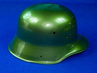 Antique Old German Germany WW1 Military Army Helmet Hat Repainted 3