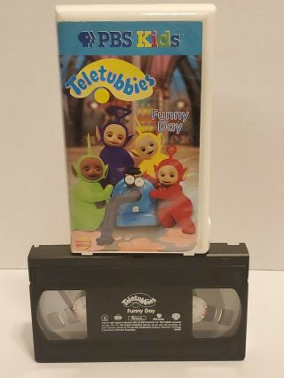 Teletubbies Funny Day Vol.  5 Vintage Vhs Tape Pbs Kids Movie