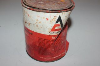Vintage Allis - Chalmers Oil Can Tractor Paint Can Advertising Tin - M24 3