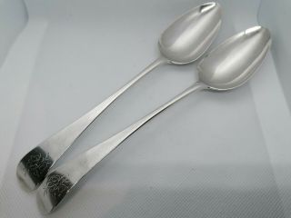 A Wonderful George Iii Hester Bateman Solid Silver Tablespoons,  1789