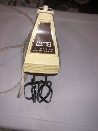 Vintage Waring Hand Mixer 12 Speed Model 501 And Great