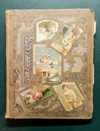 Antique Victorian Scrapbook Trade Cards Calling Cards Die Cuts 1880s