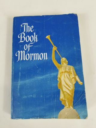 The Book Of Mormon Blue Special Collectors Ed.  1974 Lds Vintage Joseph Smith