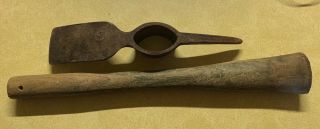 Vintage Wwii Us Military Plumb Us 1942 Pickaxe Trenching Tool
