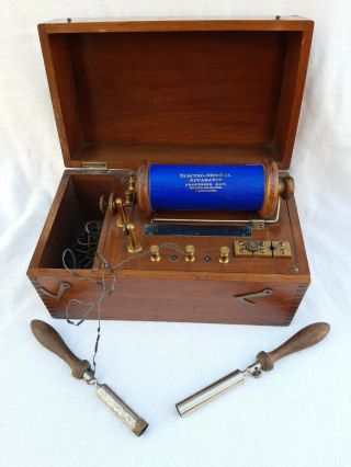 Antique Electro - Medical Apparatus Professor Ray Induction Coil
