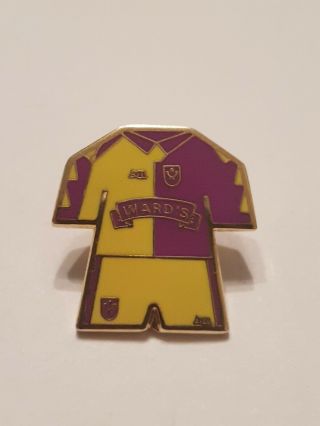 Vintage Sheff Utd Sheffield United Away Kit Shirt Pin Badge