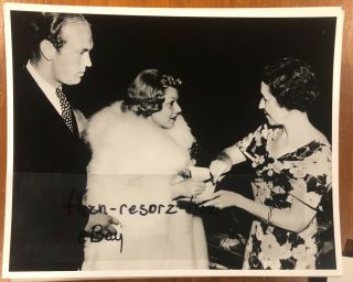 C.  1936 - 37 Jean Harlow Date Donald Friede Candid Photograph Not Vtg