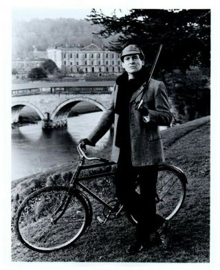 Jeremy Brett The Return Of Sherlock Holmes Vintage Bicycle 8x10 Photo