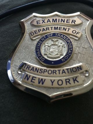 York Department Of Transportation Examiner Badge
