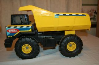 Vintage Tonka Mighty Dump Truck 354 Press Steel 17 " Construction Toy