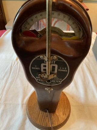 Vintage Magee - Hale Park - O - Meter Lamp 1 Hour Limit 3